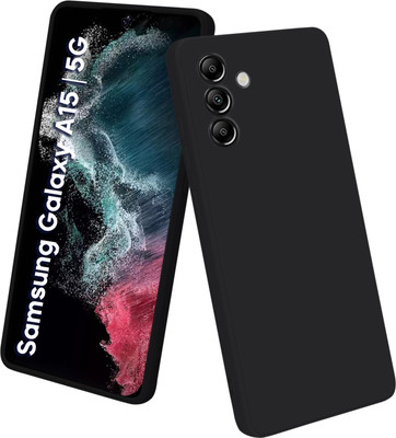 TRUEUPGRADE Back Cover for Samsung Galaxy A15 5G(Black, Flexible, Silicon, Pack of: 1)
