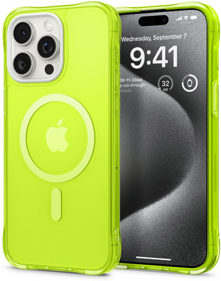 CYRILL Back Cover for Apple iphone 15 Pro Max(Green, Pack of: 1)
