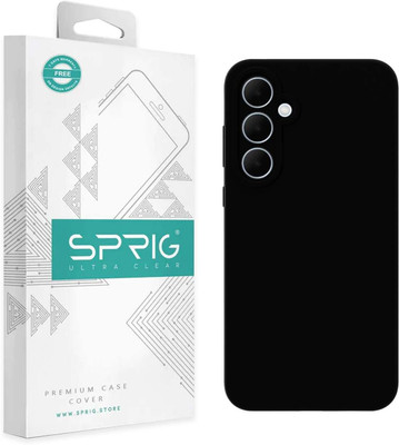 Sprig Back Cover for SAMSUNG Galaxy A35 5G(Black, Grip Case, Silicon, Pack of: 1)