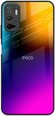 Hocopoco Back Cover for Poco M3 Pro(Multicolor, Grip Case, Pack of: 1)
