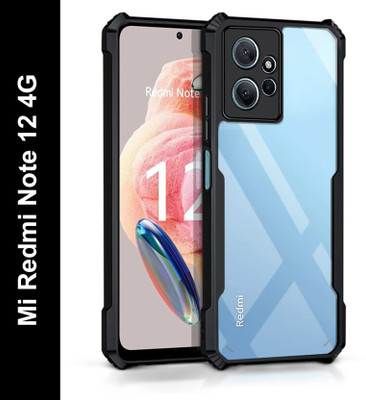 SRT Back Cover for Mi Redmi Note 12 4G(Black, Pack of: 1)