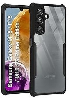 AB PRIME Back Cover for Samsung Galaxy M15 5G, Samsung Galaxy F15 5G(Black, Grip Case, Pack of: 1)