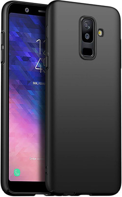 zaperhub Back Cover for Samsung Galaxy A6 Plus(Black, Silicon)