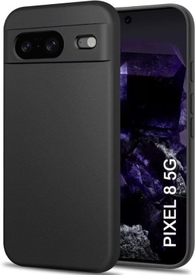 FwellT Back Cover for Google Pixel 8 5G(Black, Grip Case, Silicon, Pack of: 1)