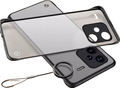 REALCASE Back Cover for Redmi Note 13 Pro Plus 5G(Black, Frameless)