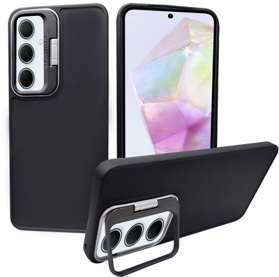Artistque Back Cover for Samsung Galaxy A15 5G(Black, Stand, Silicon, Pack of: 1)