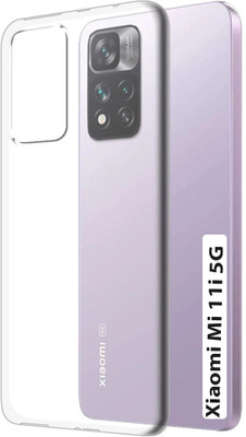 iCopertina Back Cover for Xiaomi Mi 11i 5G(Transparent, Flexible, Silicon, Pack of: 1)