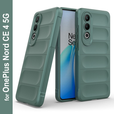 Zapcase Back Cover for OnePlus Nord CE 4 5G(Green, 3D Case, Silicon, Pack of: 1)