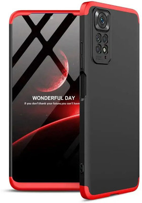 LILLIPUT Back Cover for Mi Redmi Note 11 Pro Plus(Red, Pack of: 1)