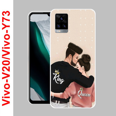 Samcase Back Cover for Vivo V20(Multicolor, Silicon)