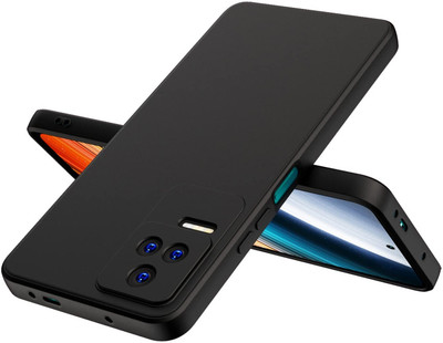 Cell Mobile Back Cover for POCO F4 5G(Black, Grip Case, Pack of: 1)