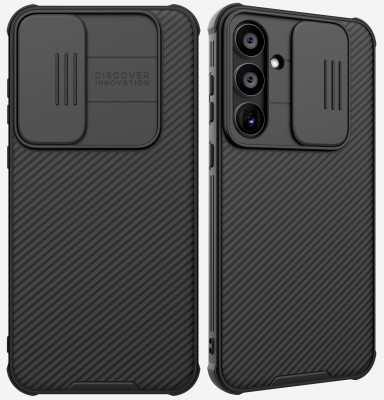 Nillkin Back Cover for Samsung Galaxy A55 5G(Black, Shock Proof, Pack of: 1)