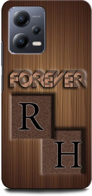 INTELLIZE Back Cover for REDMI Note 12 5G RH, R LOVE H, H LOVE R, R LETTER, H LETTER, RH NAME(Multicolor, Hard Case, Pack of: 1)