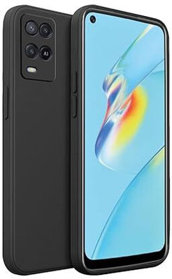 YAFILO Back Cover for OPPO A54 Protective Design|Black Matte Finish |Camera Bump Protection|Silicon Case(Black, Flexible, Silicon, Pack of: 1)