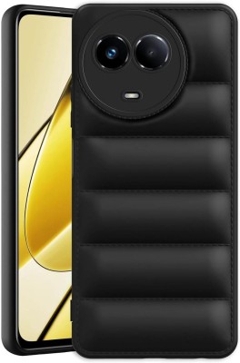 SnapStar Back Cover for Realme C67 5G(Puffer Case | Camera Protection | Soft & Flexible Case)(Black, Shock Proof, Silicon, Pack of: 1)