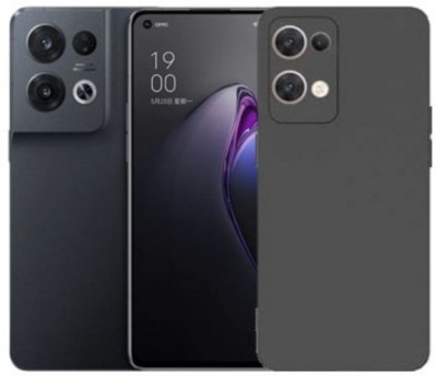 S-Hardline Back Cover for OPPO Reno8 Pro 5G, Premium Soft Silicon Anti Scratch(Black, Silicon, Pack of: 1)