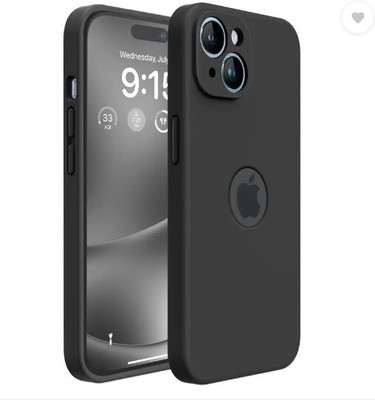 Grippzo Back Cover for Apple iPhone 15(Transparent, Matte Finish, Silicon, Pack of: 1)
