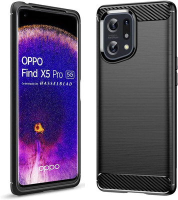 Elica Bumper Case for Oppo Find X5 Pro(Black, Grip Case, Silicon, Pack of: 1)
