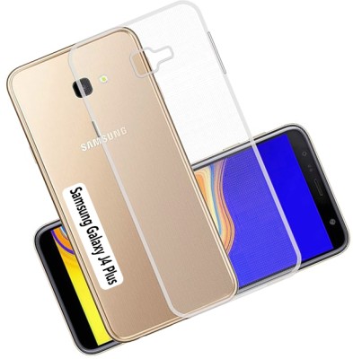 iCopertina Back Cover for Samsung Galaxy J4 Plus(Transparent, Flexible, Silicon, Pack of: 1)