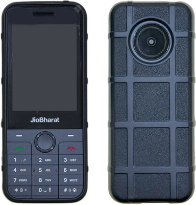 Gizmofreaks Back Cover for Jio Bharat J1 4G Keypad Feature Mobile Phone(Black, Matte Finish, Pack of: 1)