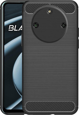 SRT Back Cover for Lava Blaze 2 5G(Black, Pack of: 1)