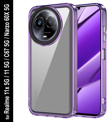 Zapcase Back Cover for Realme 11x 5G(Purple, Grip Case, Pack of: 1)