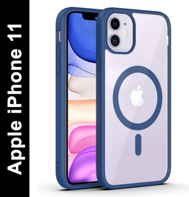 Zapcase Back Cover for Apple iPhone 11(Blue, Magsafe, Pack of: 1)