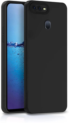 ZAMN Back Cover for OPPO F9 Pro(Black, Silicon, Pack of: 1)