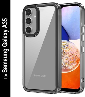 Zapcase Back Cover for Samsung Galaxy A35(Black, Grip Case, Pack of: 1)