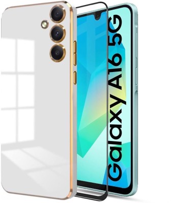 A3sprime Back Cover for SAMSUNG Galaxy A16 5G, with 1 Piece Edge to Edge Full Coverage Front Screen Guard(White, Dual Protection, Pack of: 2)