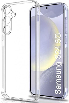 DMJHP Back Cover for Samsung Galaxy S24(Transparent, Camera Bump Protector, Pack of: 1)