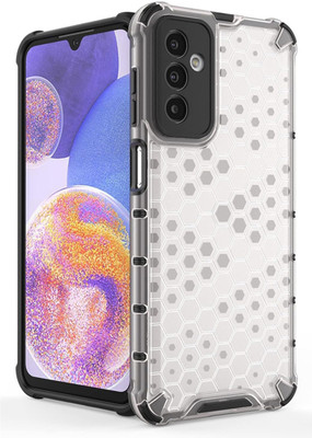 Stunny Back Cover for Samsung Galaxy F23 5G, M23(Transparent, Silver, Magnetic Case, Silicon, Pack of: 1)