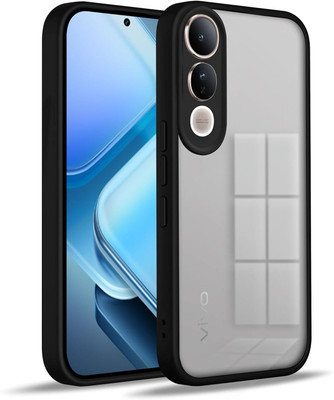 SUPER-ME Back Cover for VIVO V50 LITE 5G |premium transparent clear back |enhanced anti-slip grip|Best Fit(Transparent, Hard Case, Pack of: 1)