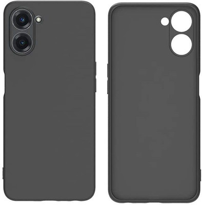 KrKis Back Cover for Realme C33(Black, Camera Bump Protector, Silicon, Pack of: 1)
