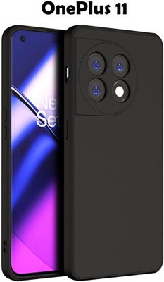 filbay Back Cover for OnePlus 11 5G(Black, Camera Bump Protector, Pack of: 1)