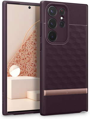 Caseology by Spigen Parallax Back Cover for Samsung Galaxy S23 Ultra(Maroon, Shock Proof, Pack of: 1)