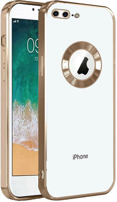 Vorvox Back Cover for Apple iPhone 7 Plus(Gold, Dual Protection, Silicon, Pack of: 1)