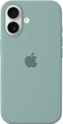 Jack Diamond Back Cover for I Phone 16 Plus(Green, Matte Finish, Silicon, Pack of: 1)