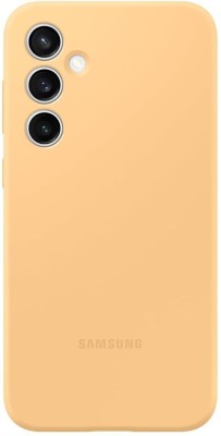 SAMSUNG Back Cover for Samsung Galaxy S23 FE Silicone Case, Apricot(Yellow, Silicon)