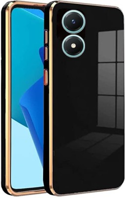 MOZIKON Back Cover for Vivo Y02s(Black, 3D Case, Silicon, Pack of: 1)