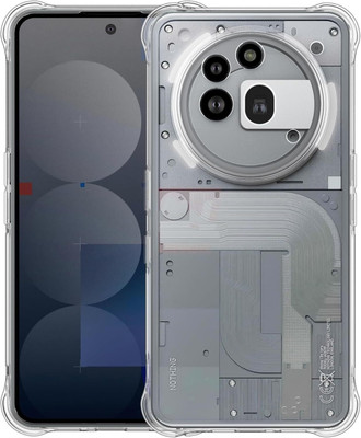 Lustree Back Cover for Nothing Phone 3a Pro(Transparent, Shock Proof, Silicon, Pack of: 1)