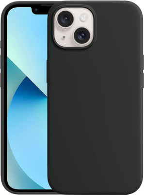 BLACK LOVIES Back Cover for Apple iphone 13 mini, iphone 13 mini(Black, Shock Proof, Silicon, Pack of: 1)