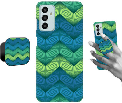iCopertina Back Cover for Samsung Galaxy F13(Blue, Green, Cases with Holder, Pack of: 2)
