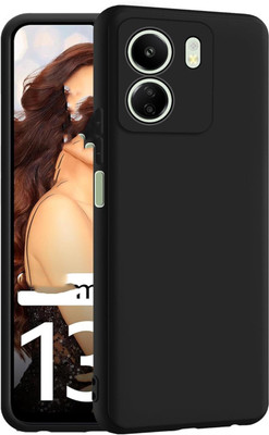 Phone Case Cover Back Cover for Mi Redmi 13c 4G(Black, Camera Bump Protector, Silicon, Pack of: 1)