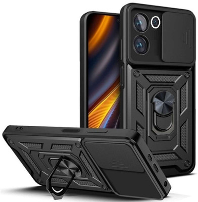 Kypo Back Cover for Tecno Camon 20 Pro 5G(Black, Slider, Pack of: 1)