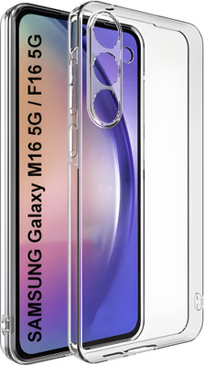 ADI Creations Back Cover for SAMSUNG Galaxy M16 5G, SAMSUNG Galaxy F16 5G(Transparent, Camera Bump Protector, Silicon, Pack of: 1)