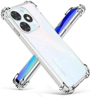 Accessories Kart Back Cover for Infinix Smart 8 HD/TECNO Spark Go 2024 Edge to Edge Boom Tranparent case(Transparent, Shock Proof)