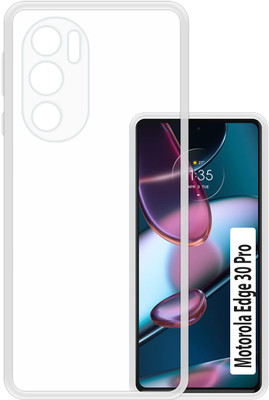 iCopertina Back Cover for Motorola Edge 30 Pro(Transparent, Flexible, Silicon, Pack of: 1)