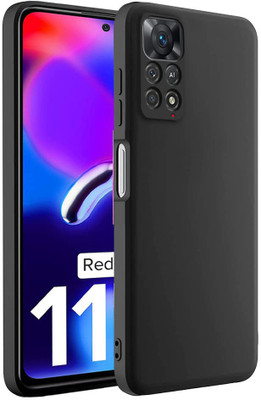 LILLIPUT Back Cover for Mi Redmi Note 11 Pro Plus(Black, Silicon, Pack of: 1)