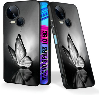 CLASSYPRINT Back Cover for Tecno Spark 10 5G(Black, Grey)